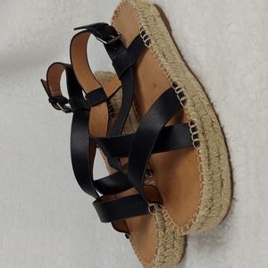 COPY - The Malia Espadrille Sandal true black | Madewell Sandals